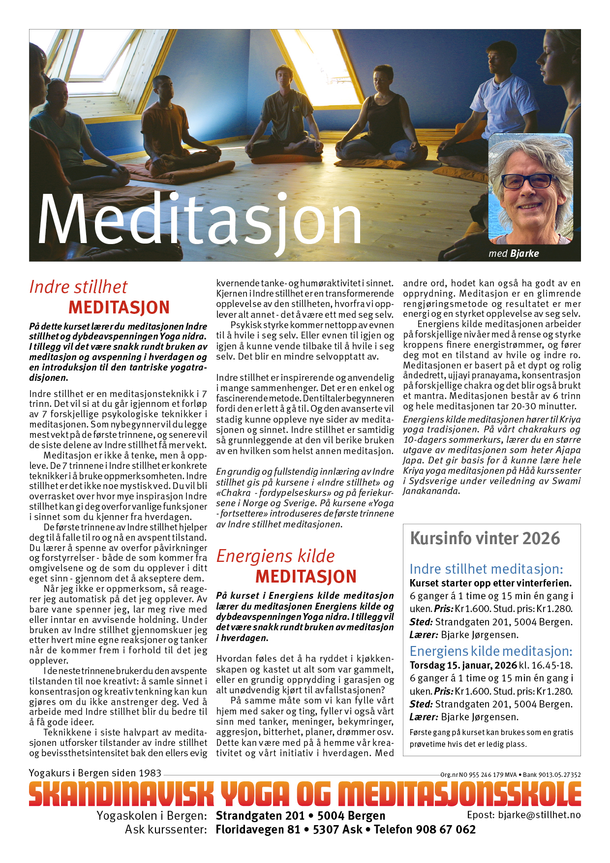 Meditasjonskursene
